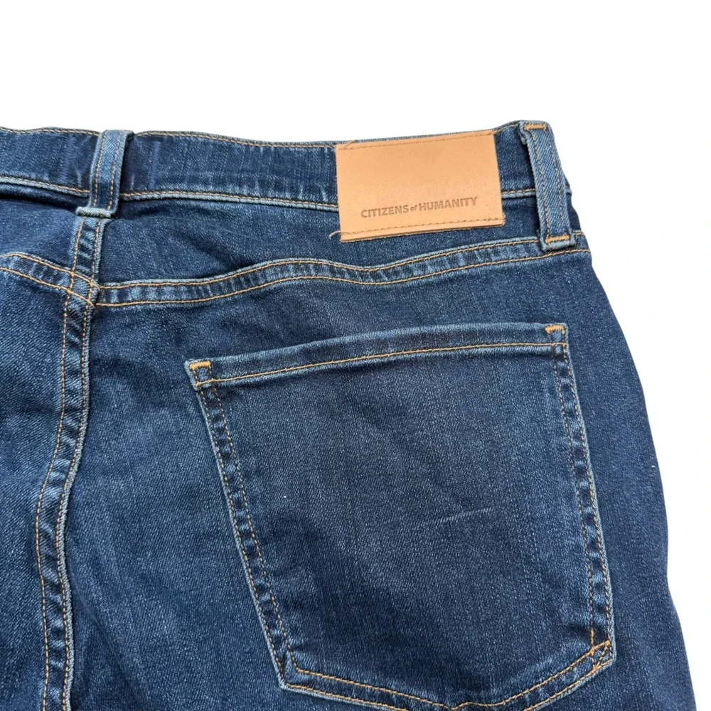 CITIZENS OF HUMANITY The Gage Jeans Dark Indigo Straight Leg Men's Size 31 FLAW